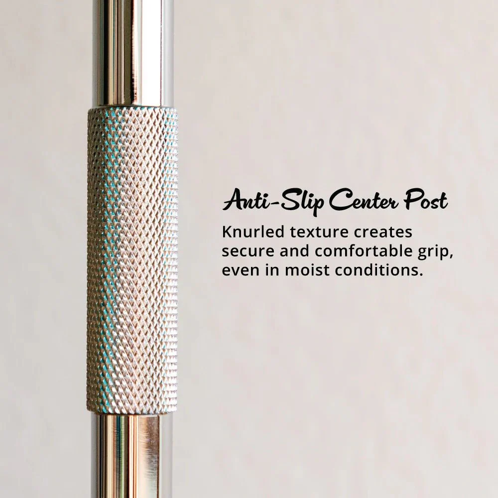 Safety Razor and Brush Stand - Polished Chrome - Image 3