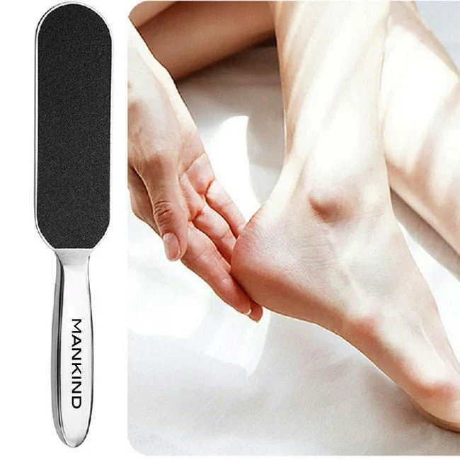 Foot Scrubber / Stainless Steel / For Dead Skin Removal / Heavy Duty Pedicure Tool for Smooth & Soft Heels - Image 3