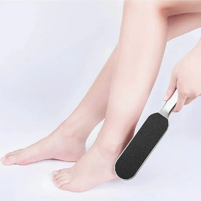Foot Scrubber / Stainless Steel / For Dead Skin Removal / Heavy Duty Pedicure Tool for Smooth & Soft Heels - Image 4