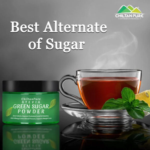 Stevia Green Sugar Powder – Nature’s Sweetness Without Calories for a Healthier Lifestyle - Image 3