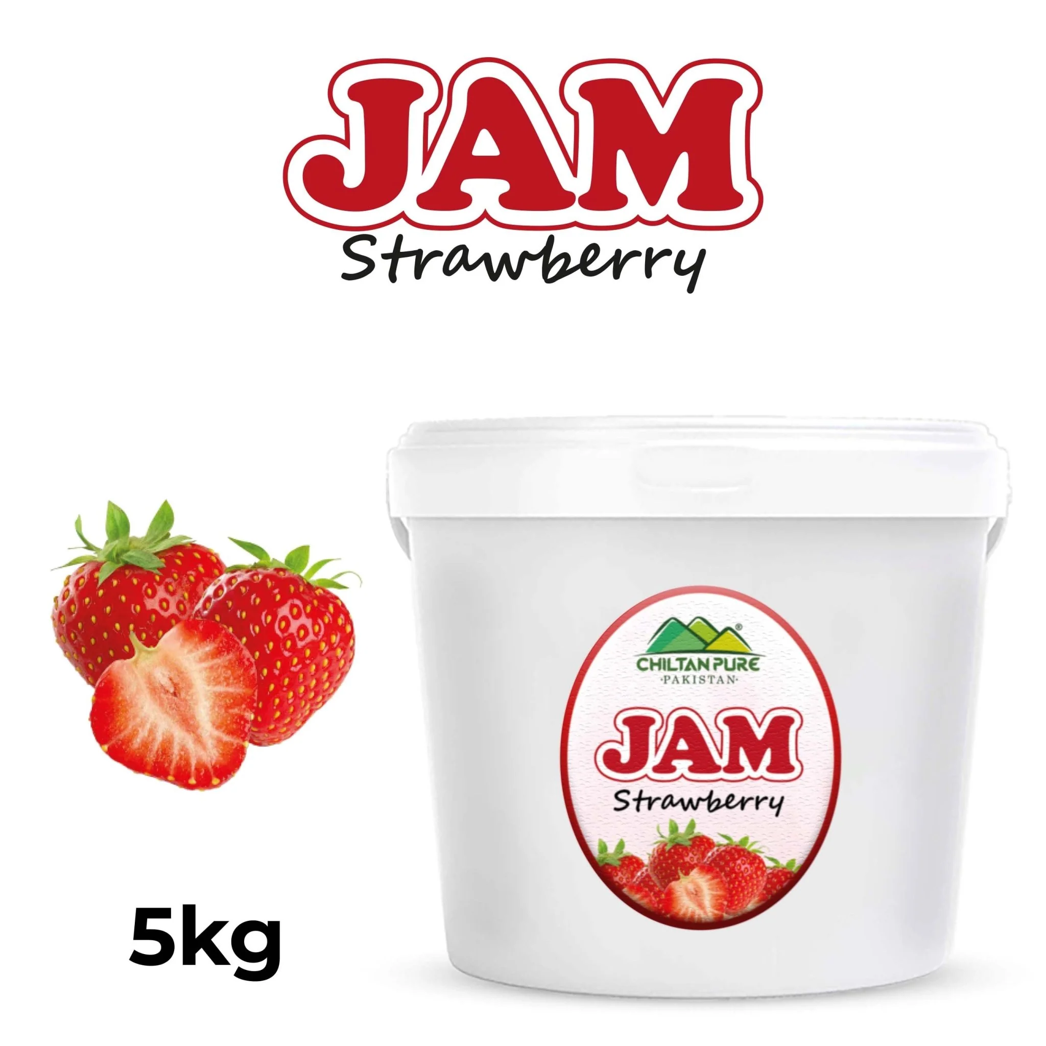 Strawberry Jam  5kg Institutional Bulk For HORECA Family, Hotels, Restaurants, Catering ,Cafes