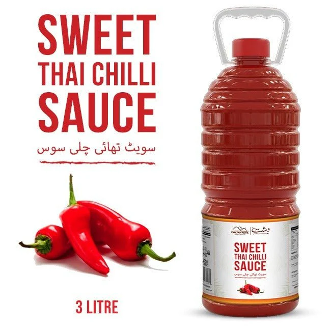 Sweet Thai Chilli Sauce 3 Liter Institutional Bulk For HORECA Family, Hotels, Restaurants, Catering ,Cafes