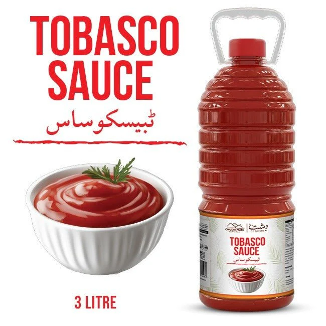 Tobasco sauce 3 Liter Institutional Bulk For HORECA Family, Hotels, Restaurants, Catering ,Cafes