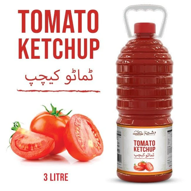 Tomato Ketchup 3 Liter Institutional Bulk For HORECA Family, Hotels, Restaurants, Catering ,Cafes