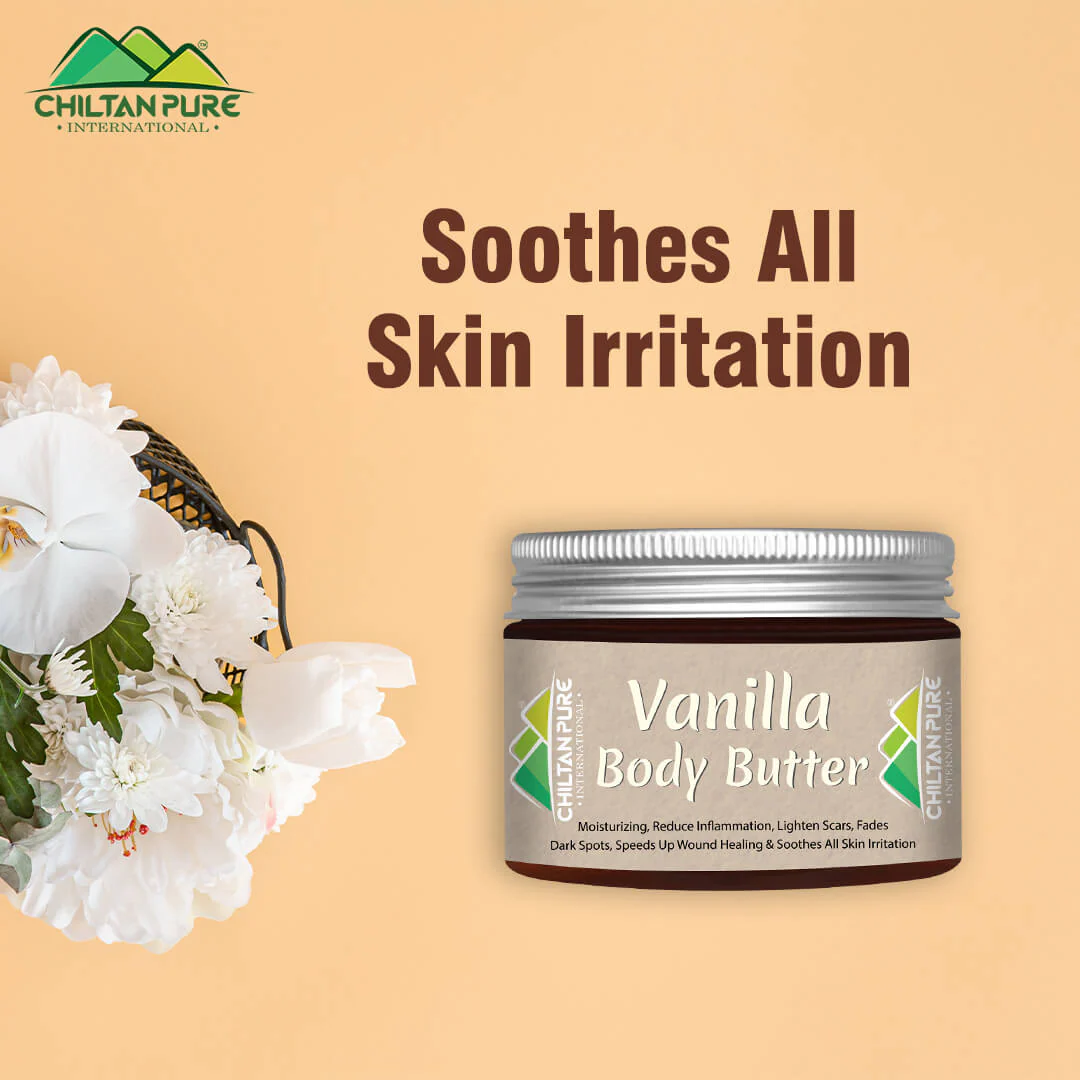 Vanilla Body Butter - Speeds Up Wound Healing Soothes All Skin Irritation [ونیلا] - Image 3