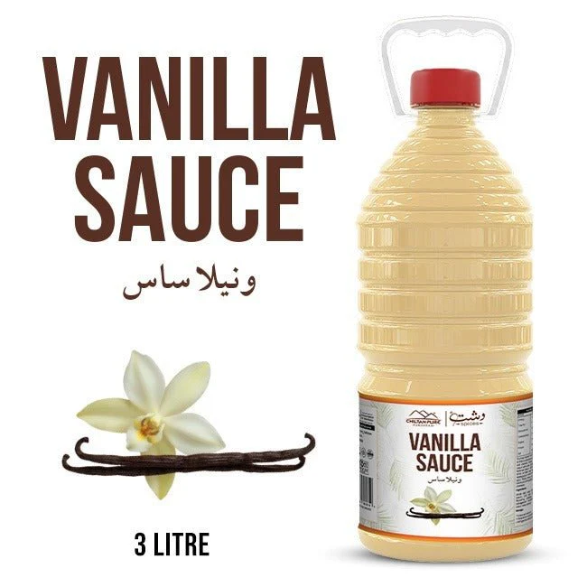 Vanilla Sauce 3 Liter Bulk For HORECA Family, Hotels, Restaurants, Catering ,Cafes.