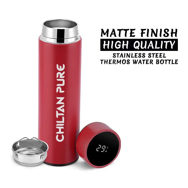 Digital Water Bottle - Temperature Display Vacuum Insulated, Thermos Flask Made of Premium Stainless Steel - Image 3